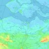 Zeeuws-Vlaanderen topographic map, elevation, terrain