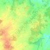 Louans topographic map, elevation, terrain