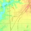 Staunton topographic map, elevation, terrain