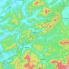 Meijie topographic map, elevation, terrain