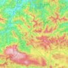 Larraun-Leitzaldea topographic map, elevation, terrain