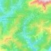 Dienten am Hochkönig topographic map, elevation, terrain