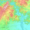 Polavaram topographic map, elevation, terrain