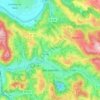 Decazeville topographic map, elevation, terrain