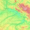 Baixa Baviera topographic map, elevation, terrain