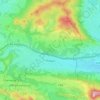 Thalgau topographic map, elevation, terrain