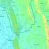Feni river topographic map, elevation, terrain