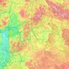 Rio Meno topographic map, elevation, terrain