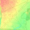 Clinch County topographic map, elevation, terrain