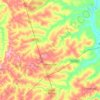 Jaboticabal topographic map, elevation, terrain
