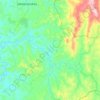 Taquaraçu de Minas topographic map, elevation, terrain
