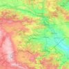 Basse Kartlie topographic map, elevation, terrain