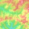 Fraisse topographic map, elevation, terrain