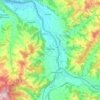 Lauperswil topographic map, elevation, terrain