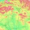 Río Arga topographic map, elevation, terrain