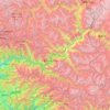 Kinnaur topographic map, elevation, terrain