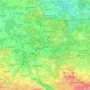 Schwarze Elster topographic map, elevation, terrain