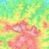 Serramazzoni topographic map, elevation, terrain