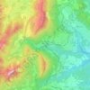 Saint-Michel-les-Portes topographic map, elevation, terrain