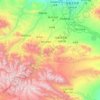 Ürümqi topographic map, elevation, terrain