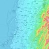 Chiayi County topographic map, elevation, terrain