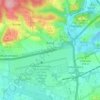 Balice topographic map, elevation, terrain
