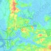 Geestland topographic map, elevation, terrain
