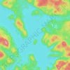 Aylen Lake topographic map, elevation, terrain