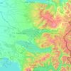 Puyehue topographic map, elevation, terrain