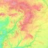 Perche topographic map, elevation, terrain