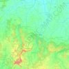 Balod topographic map, elevation, terrain