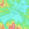 Ljubljanica topographic map, elevation, terrain