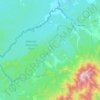 Athibung topographic map, elevation, terrain