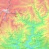 Mangan topographic map, elevation, terrain