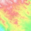 Gobustan District topographic map, elevation, terrain