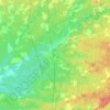 Salbris topographic map, elevation, terrain
