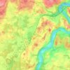 Soyen topographic map, elevation, terrain