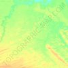 Kusur topographic map, elevation, terrain