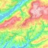 Dirinon topographic map, elevation, terrain
