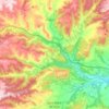 Jorba topographic map, elevation, terrain