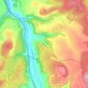 Thivet topographic map, elevation, terrain