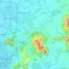 Kulim topographic map, elevation, terrain