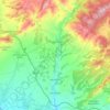 Aiguamúrcia topographic map, elevation, terrain