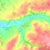 Saint-Civran topographic map, elevation, terrain