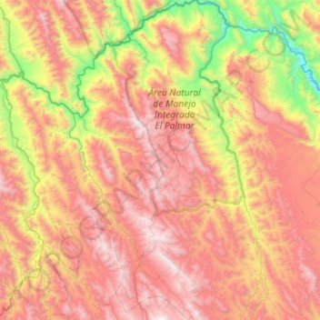 Municipio Presto topographic map, elevation, terrain