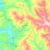 Desulo topographic map, elevation, terrain