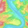 Rhens topographic map, elevation, terrain