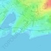 Renmore topographic map, elevation, terrain