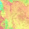 Kondagaon topographic map, elevation, terrain