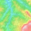 La Val - Wengen - La Valle topographic map, elevation, terrain